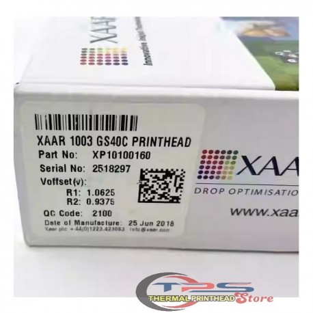 New Xaar 1003 GS40C Ceramics Printhead XP10100160