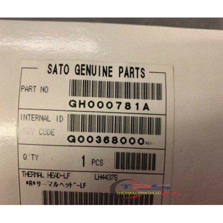 SATO GH000781A Thermal Printhead M8485S - 203  Dpi